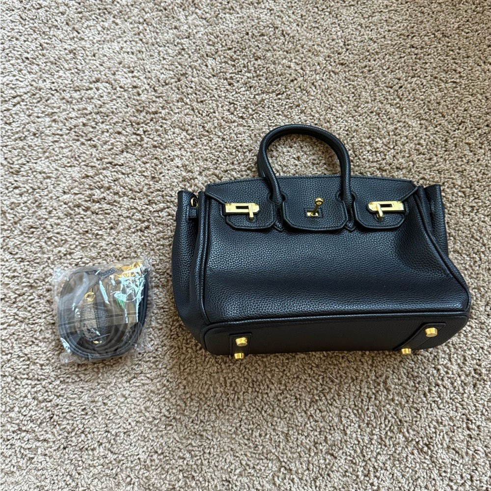 Laluva Black Satchel Bag Brand New